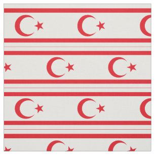 vlag van Noord-Cyprus Stof