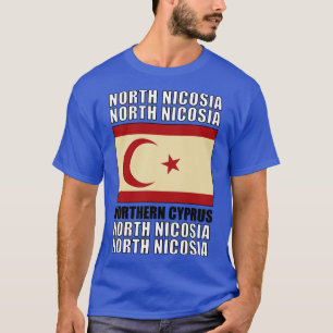 Vlag van Noord-Cyprus T-shirt