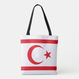 Vlag van Noord-Cyprus Tote Bag