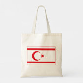 Vlag van Noord-Cyprus Tote Bag (Achterkant)