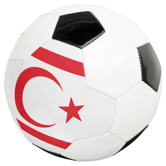 vlag van Noord-Cyprus Voetbal (Drie kwart)