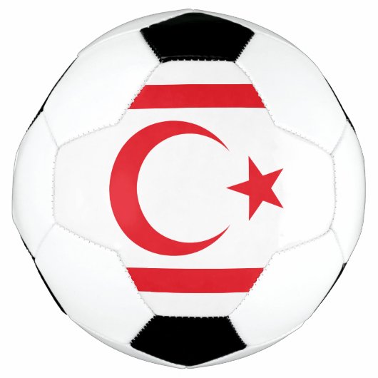 vlag van Noord-Cyprus Voetbal (Voorkant)