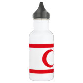 Vlag van Noord-Cyprus Waterfles (Links)
