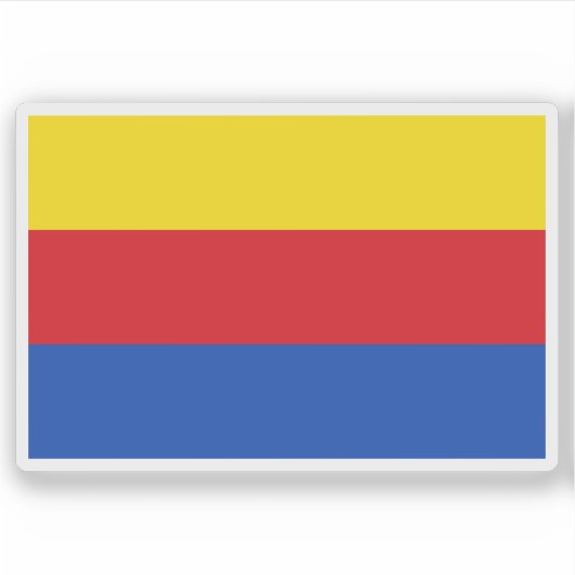 Vlag van Noord-Holland, Nederland Sticker (Voorkant)