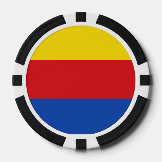Vlag van Noord-Holland Pokerchips (Voorkant)