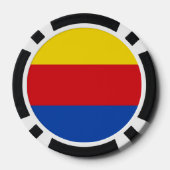 Vlag van Noord-Holland Pokerchips (Achterkant)