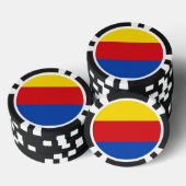 Vlag van Noord-Holland Pokerchips (Opstapeling)