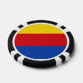Vlag van Noord-Holland Pokerchips (Enkel)