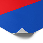 Vlag van Noord-Holland Poster (Hoek)