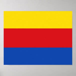 Vlag van Noord-Holland Poster