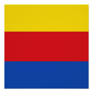 Vlag van Noord-Holland Poster