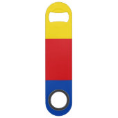 Vlag van Noord-Holland Speed Flessenopener (Achterkant)