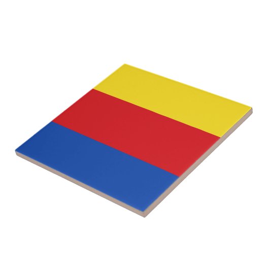 Vlag van Noord-Holland Tegeltje (Zijkant)