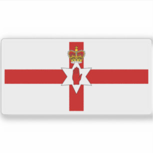 Vlag van Noord-Ierland (1953-1972) Sticker