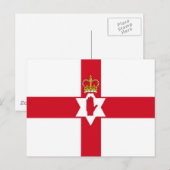 vlag van Noord-Ierland Briefkaart (Voorkant / Achterkant)