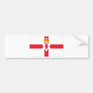 vlag van Noord-Ierland Bumpersticker