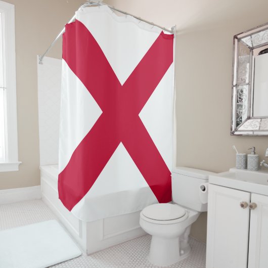 Vlag van Noord-Ierland Douchegordijn (In situ)