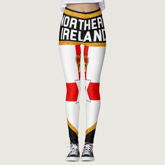 vlag van Noord-Ierland Leggings (Voorkant)