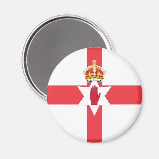 vlag van Noord-Ierland Magnet (Voorkant / Achterkant)