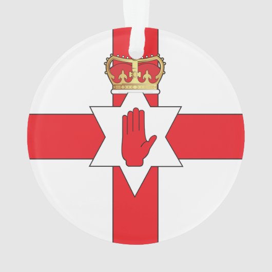 Vlag van Noord-Ierland Ornament (achterkant)
