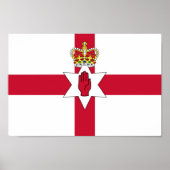 Vlag van Noord-Ierland Poster (Voorkant)