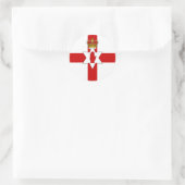 Vlag van Noord-Ierland Ronde Sticker (Tas)