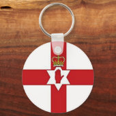 vlag van Noord-Ierland Sleutelhanger (Voorkant)