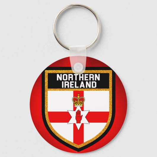 vlag van Noord-Ierland Sleutelhanger (Voorkant)
