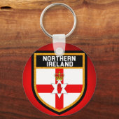 vlag van Noord-Ierland Sleutelhanger (Voorkant)