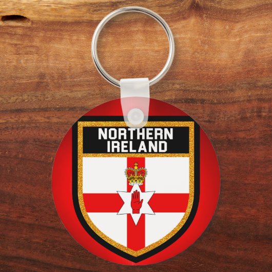 vlag van Noord-Ierland Sleutelhanger (Voorkant)