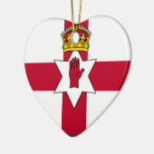 vlag van Noord-Ierland (Ulster) Keramisch Ornament (Links)