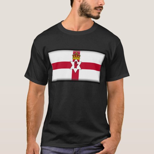 vlag van Noord-Ierland (Ulster) T-shirt (Voorkant)
