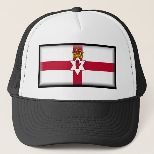 vlag van Noord-Ierland (Ulster) Trucker Pet (Voorkant)