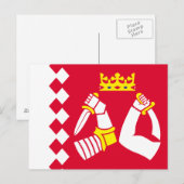 Vlag van Noord-Karelië Briefkaart (Voorkant / Achterkant)