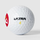 Vlag van Noord-Karelië Golfballen (Logo)