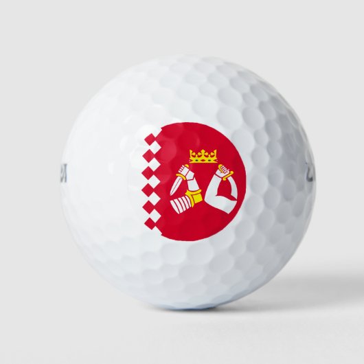 Vlag van Noord-Karelië Golfballen (Voorkant)