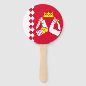 Vlag van Noord-Karelië Handwaaier (Achterkant)