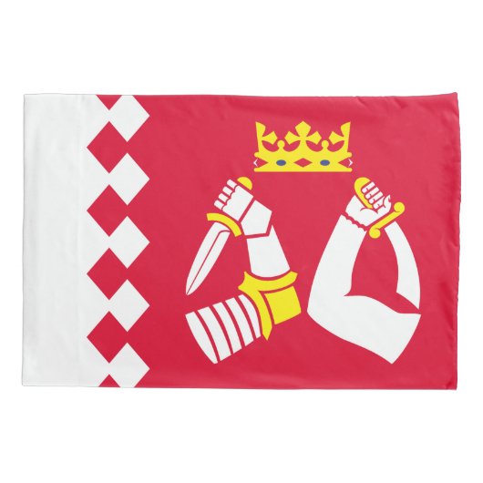 Vlag van Noord-Karelië Kussensloop (Achterkant)