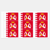 Vlag van Noord-Karelië Labels (Vel)