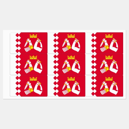 Vlag van Noord-Karelië Labels (Vel)