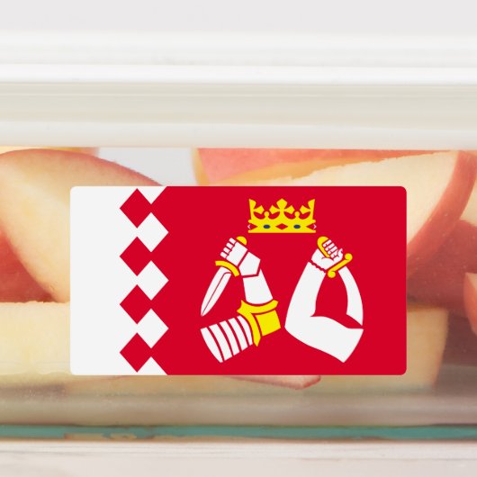 Vlag van Noord-Karelië Labels (Aangebracht)