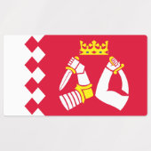 Vlag van Noord-Karelië Labels (Design 2)