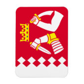 Vlag van Noord-Karelië Magneet (Verticaal)