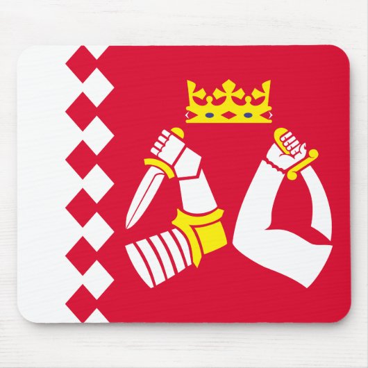 Vlag van Noord-Karelië Muismat (Voorkant)