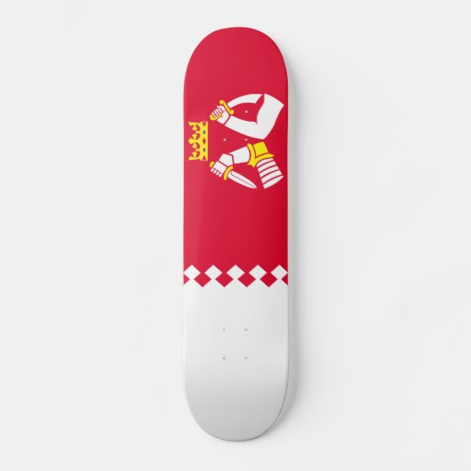 Vlag van Noord-Karelië Persoonlijk Skateboard (Voorkant)