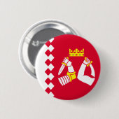Vlag van Noord-Karelië Ronde Button 5,7 Cm (Voorkant /achterkant)