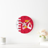 Vlag van Noord-Karelië Ronde Klok (Huis)