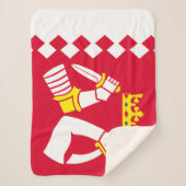 Vlag van Noord-Karelië Sherpa Deken (Voorkant)