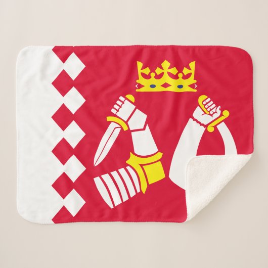 Vlag van Noord-Karelië Sherpa Deken (Voorkant (horizontaal))