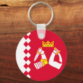 Vlag van Noord-Karelië Sleutelhanger (Voorkant)